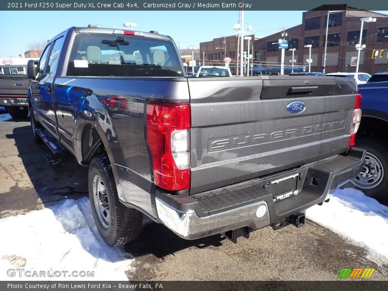 Carbonized Gray / Medium Earth Gray 2021 Ford F250 Super Duty XL Crew Cab 4x4
