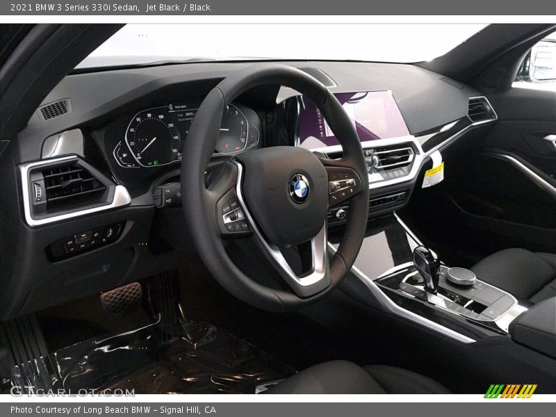 Jet Black / Black 2021 BMW 3 Series 330i Sedan
