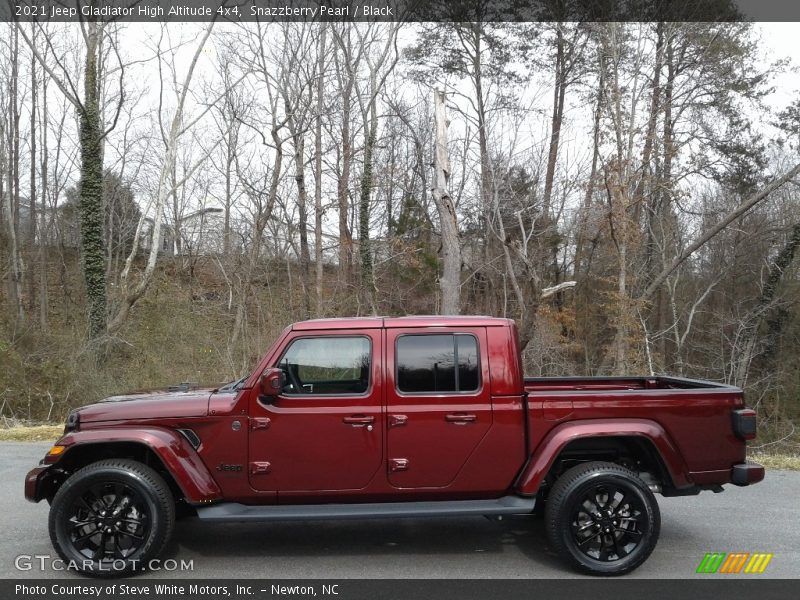 Snazzberry Pearl / Black 2021 Jeep Gladiator High Altitude 4x4