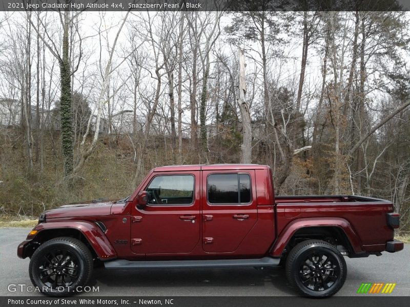 Snazzberry Pearl / Black 2021 Jeep Gladiator High Altitude 4x4