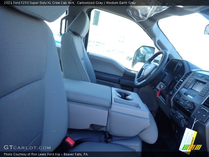 Carbonized Gray / Medium Earth Gray 2021 Ford F250 Super Duty XL Crew Cab 4x4