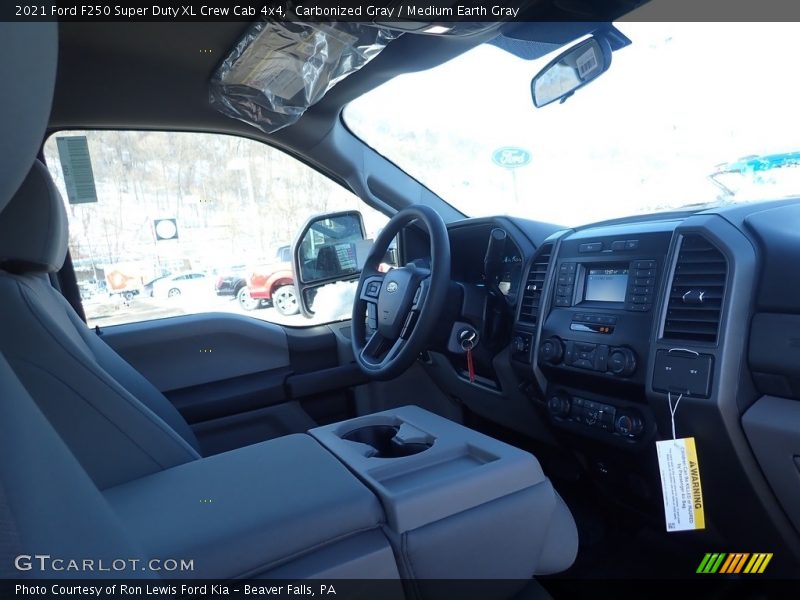 Carbonized Gray / Medium Earth Gray 2021 Ford F250 Super Duty XL Crew Cab 4x4