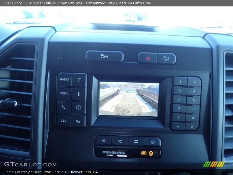 Carbonized Gray / Medium Earth Gray 2021 Ford F250 Super Duty XL Crew Cab 4x4
