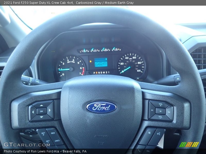 Carbonized Gray / Medium Earth Gray 2021 Ford F250 Super Duty XL Crew Cab 4x4