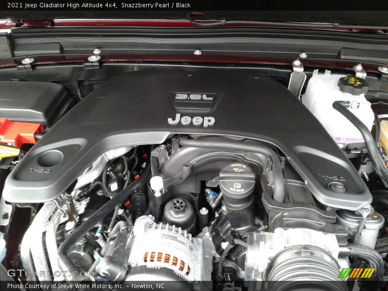 Snazzberry Pearl / Black 2021 Jeep Gladiator High Altitude 4x4