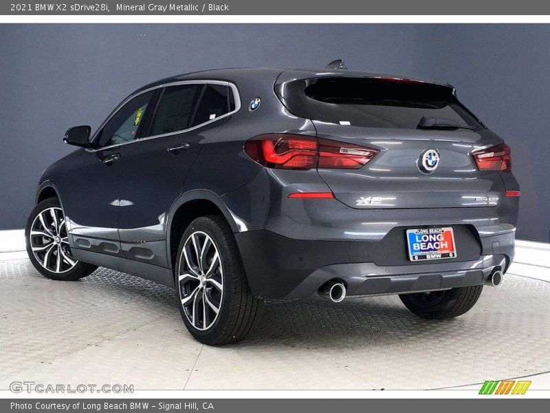 Mineral Gray Metallic / Black 2021 BMW X2 sDrive28i