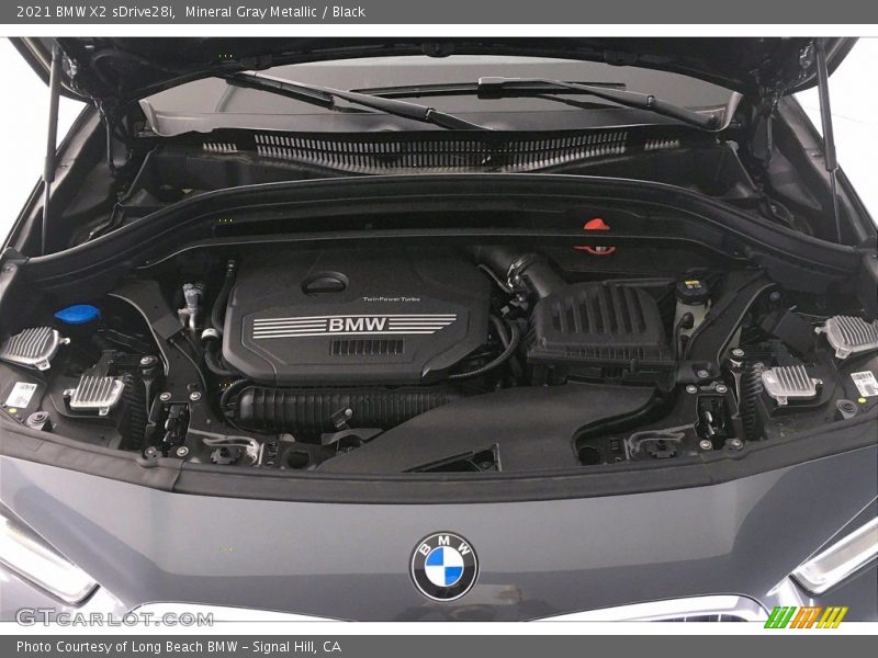 Mineral Gray Metallic / Black 2021 BMW X2 sDrive28i