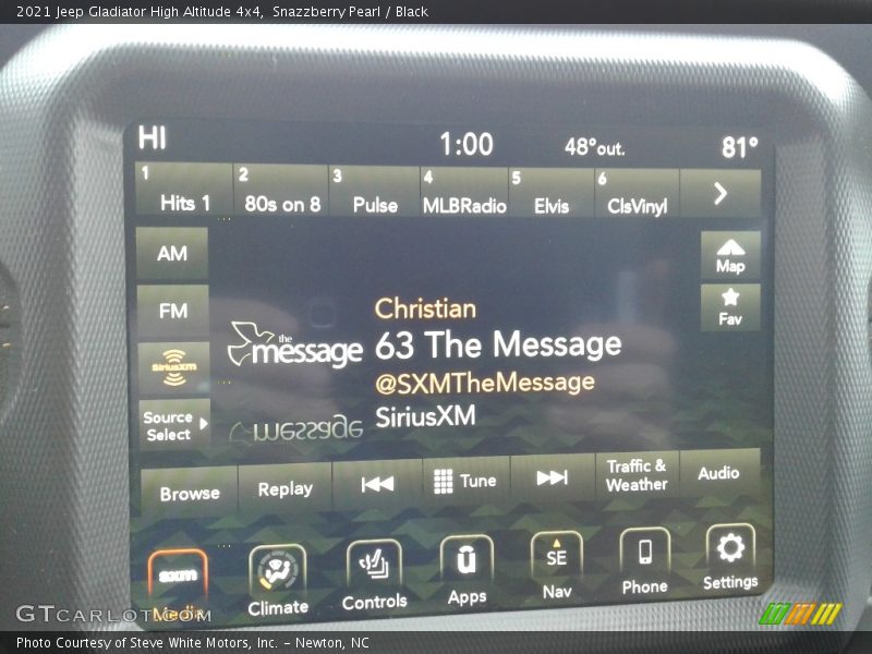 Snazzberry Pearl / Black 2021 Jeep Gladiator High Altitude 4x4