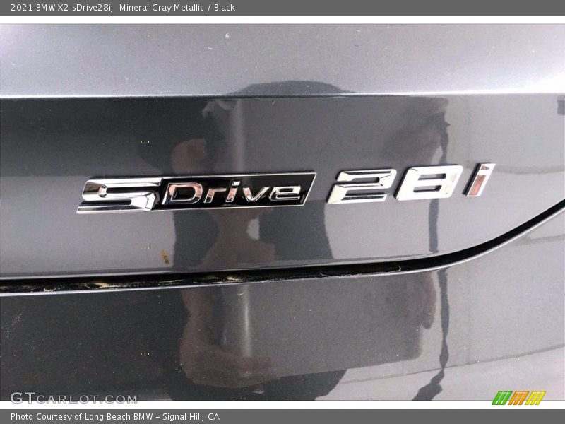Mineral Gray Metallic / Black 2021 BMW X2 sDrive28i