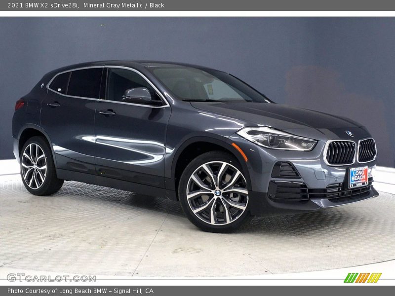 Mineral Gray Metallic / Black 2021 BMW X2 sDrive28i