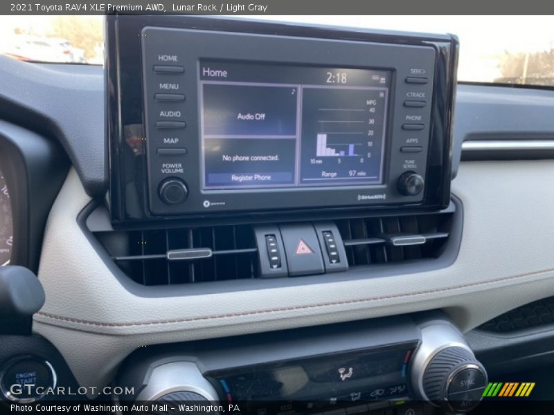 Lunar Rock / Light Gray 2021 Toyota RAV4 XLE Premium AWD