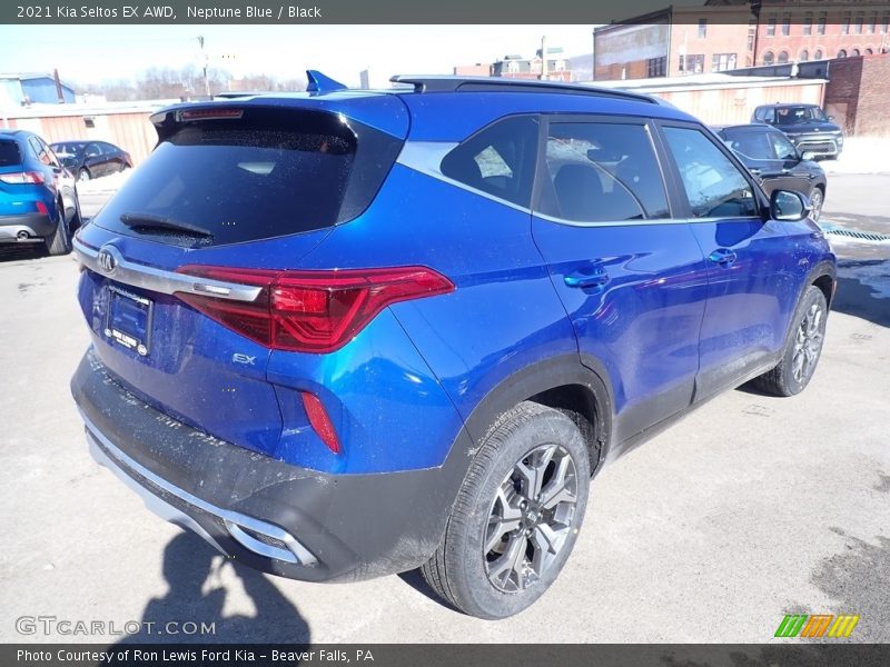 Neptune Blue / Black 2021 Kia Seltos EX AWD