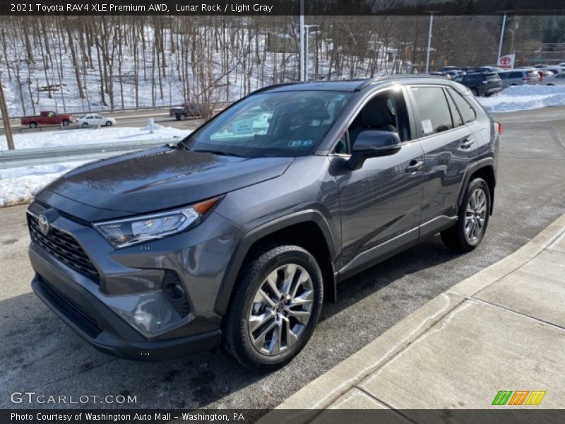 Lunar Rock / Light Gray 2021 Toyota RAV4 XLE Premium AWD