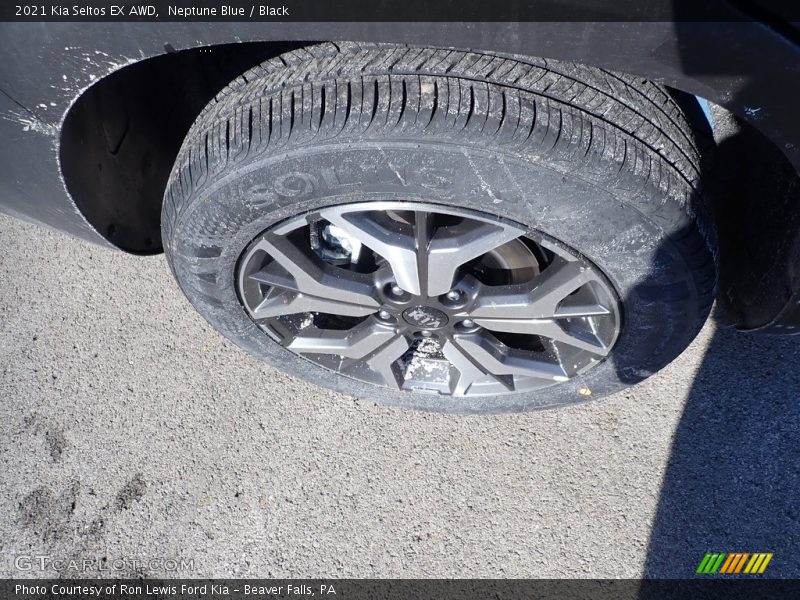 Neptune Blue / Black 2021 Kia Seltos EX AWD