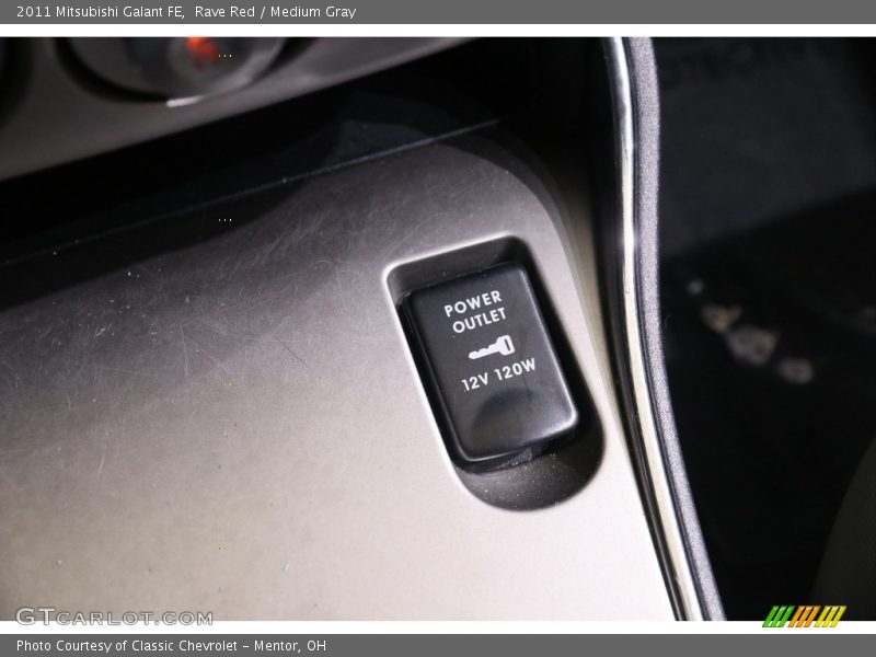 Rave Red / Medium Gray 2011 Mitsubishi Galant FE