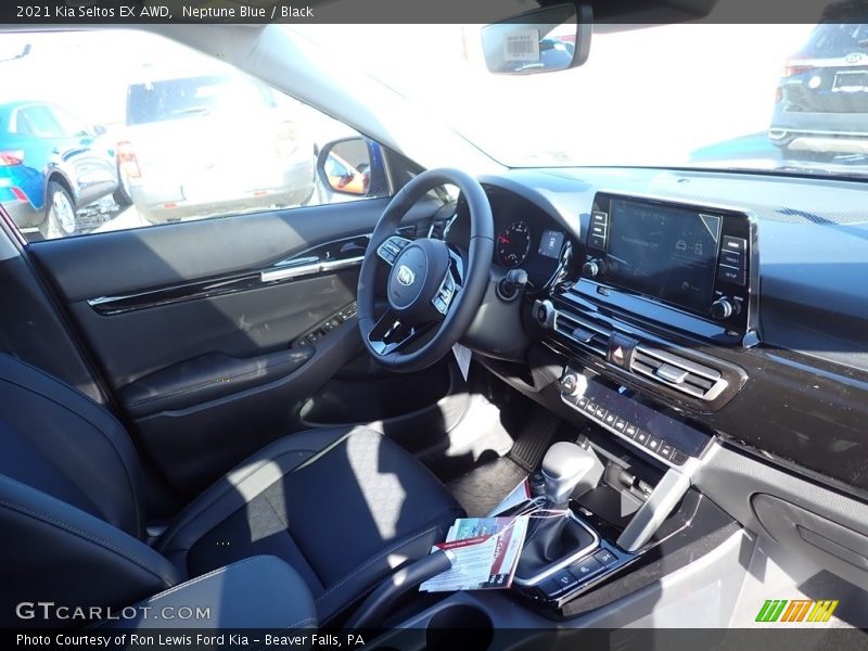 Neptune Blue / Black 2021 Kia Seltos EX AWD