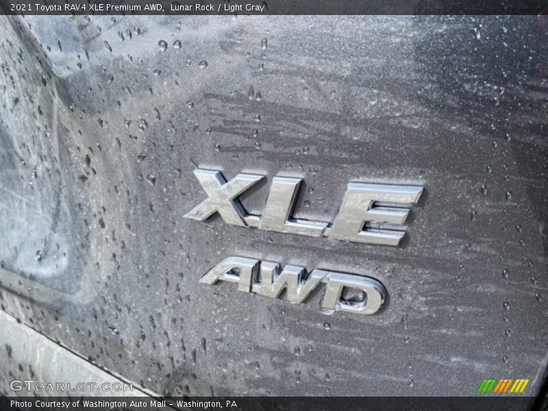 Lunar Rock / Light Gray 2021 Toyota RAV4 XLE Premium AWD