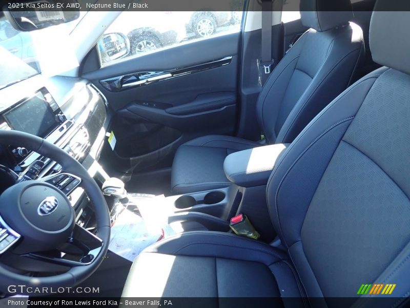 Neptune Blue / Black 2021 Kia Seltos EX AWD