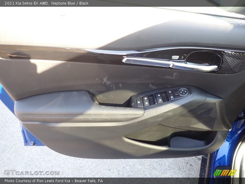 Neptune Blue / Black 2021 Kia Seltos EX AWD