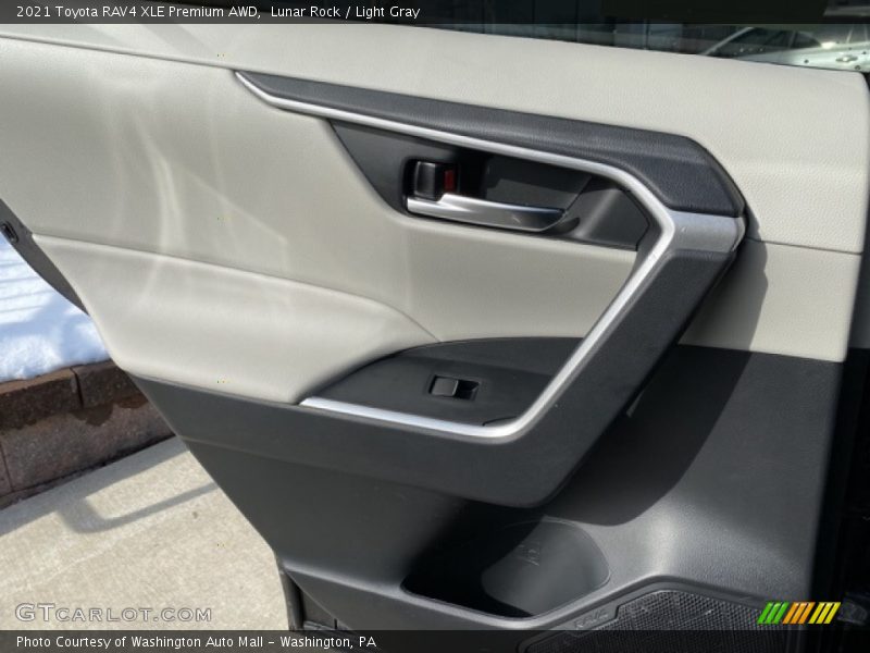 Lunar Rock / Light Gray 2021 Toyota RAV4 XLE Premium AWD