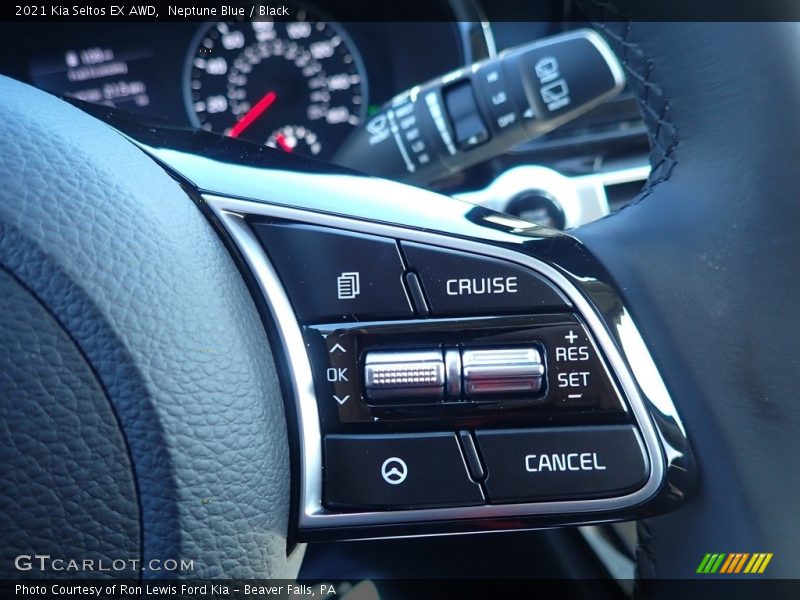 Neptune Blue / Black 2021 Kia Seltos EX AWD