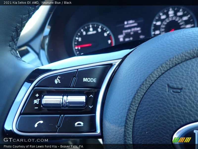 Neptune Blue / Black 2021 Kia Seltos EX AWD