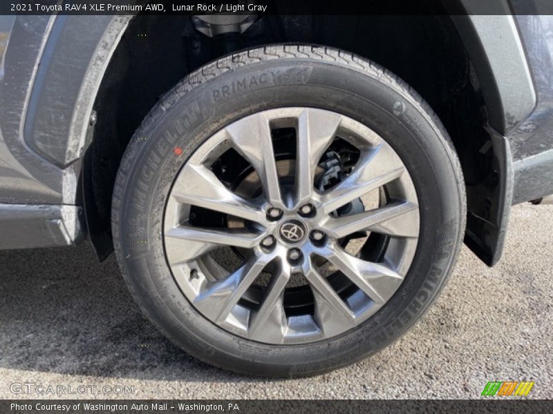 Lunar Rock / Light Gray 2021 Toyota RAV4 XLE Premium AWD