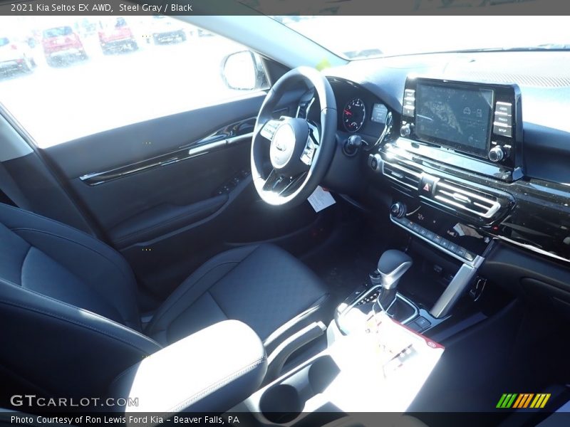 Steel Gray / Black 2021 Kia Seltos EX AWD