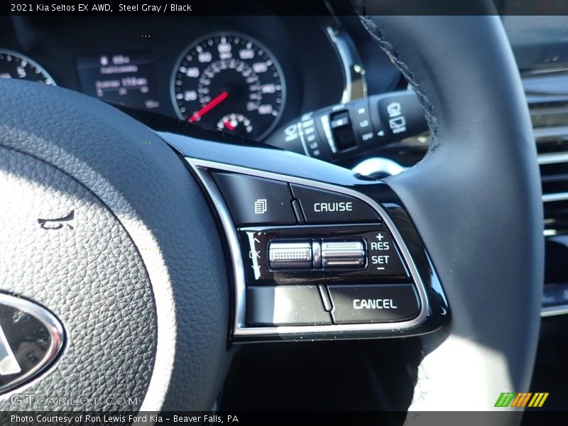 Steel Gray / Black 2021 Kia Seltos EX AWD