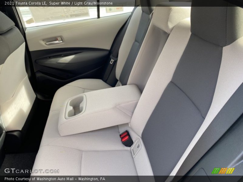 Super White / Light Gray/Moonstone 2021 Toyota Corolla LE