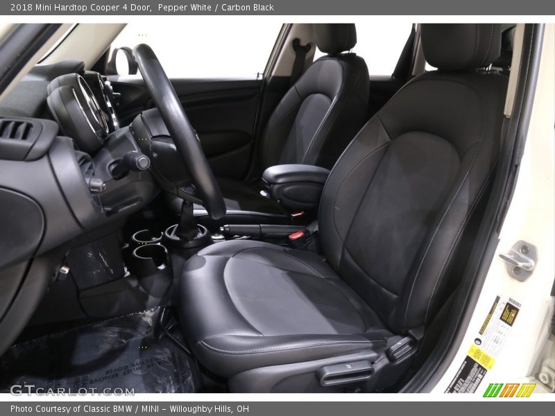 Pepper White / Carbon Black 2018 Mini Hardtop Cooper 4 Door