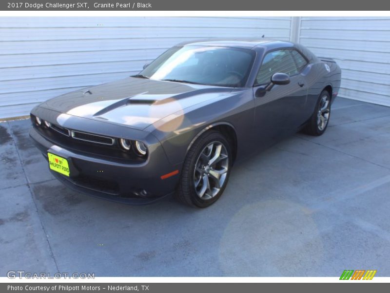 Granite Pearl / Black 2017 Dodge Challenger SXT