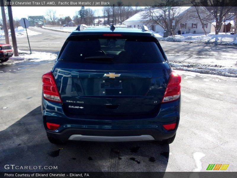 Pacific Blue Metallic / Jet Black 2019 Chevrolet Trax LT AWD