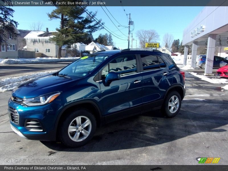 Pacific Blue Metallic / Jet Black 2019 Chevrolet Trax LT AWD
