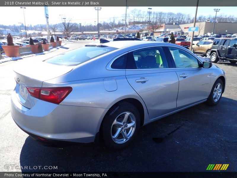 Silver Ice Metallic / Jet Black 2018 Chevrolet Malibu LS