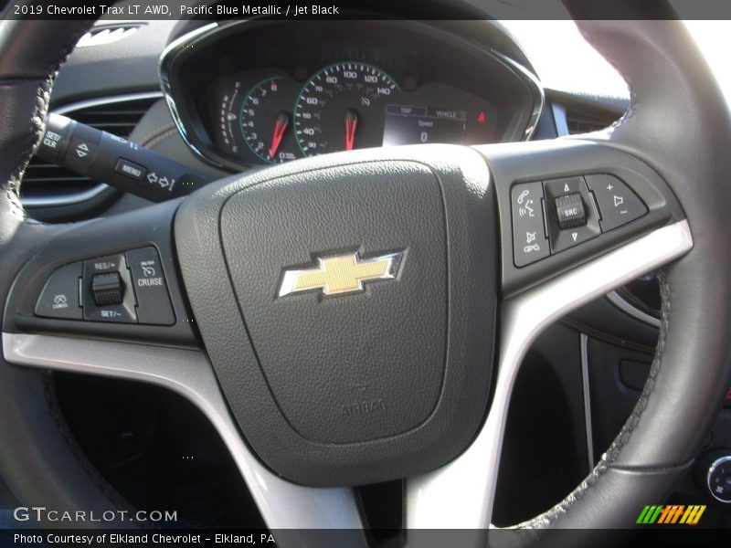 Pacific Blue Metallic / Jet Black 2019 Chevrolet Trax LT AWD
