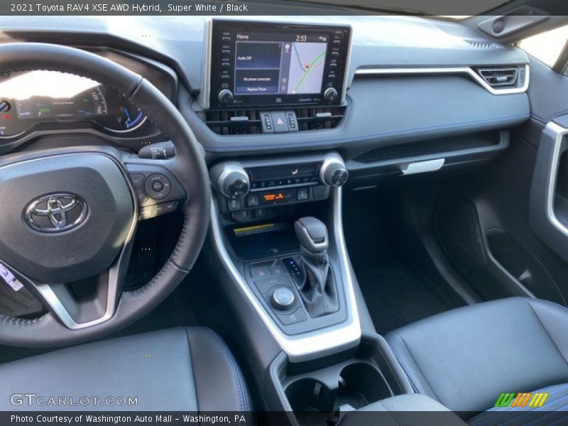 Super White / Black 2021 Toyota RAV4 XSE AWD Hybrid