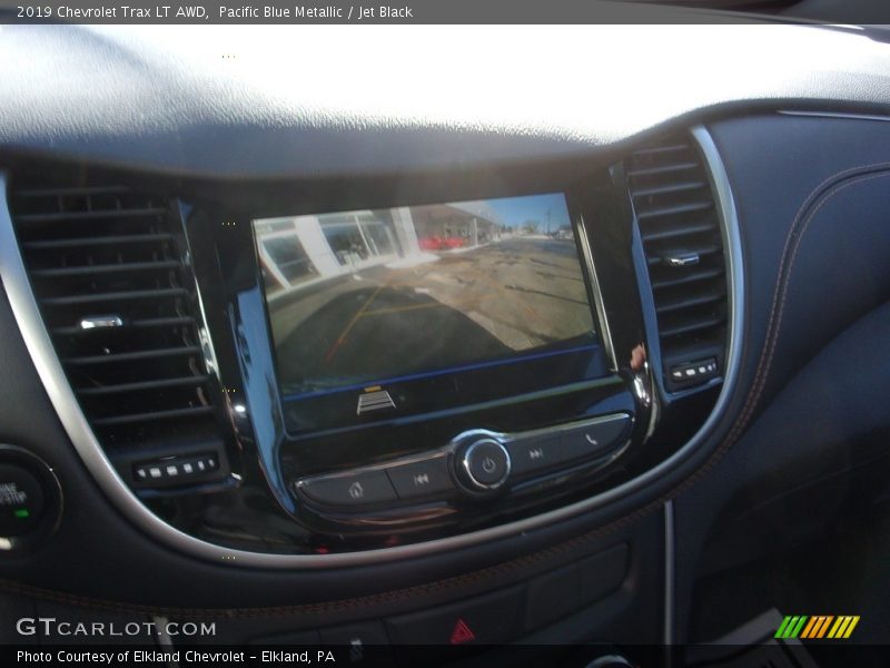 Pacific Blue Metallic / Jet Black 2019 Chevrolet Trax LT AWD