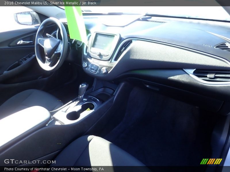 Silver Ice Metallic / Jet Black 2018 Chevrolet Malibu LS