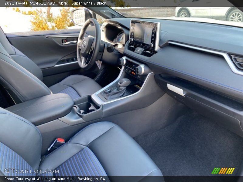 Super White / Black 2021 Toyota RAV4 XSE AWD Hybrid