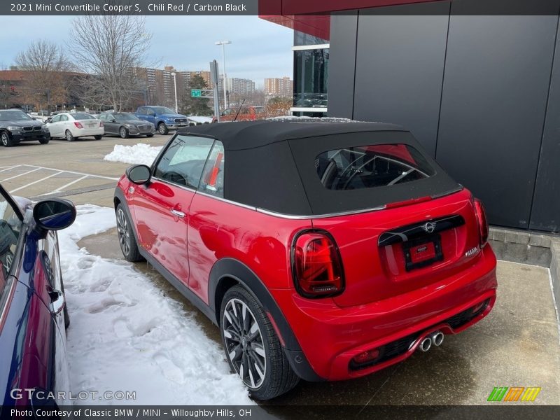 Chili Red / Carbon Black 2021 Mini Convertible Cooper S