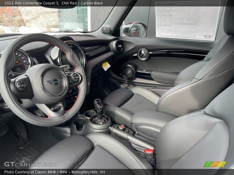Chili Red / Carbon Black 2021 Mini Convertible Cooper S