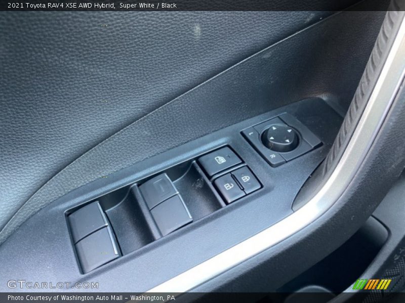 Super White / Black 2021 Toyota RAV4 XSE AWD Hybrid