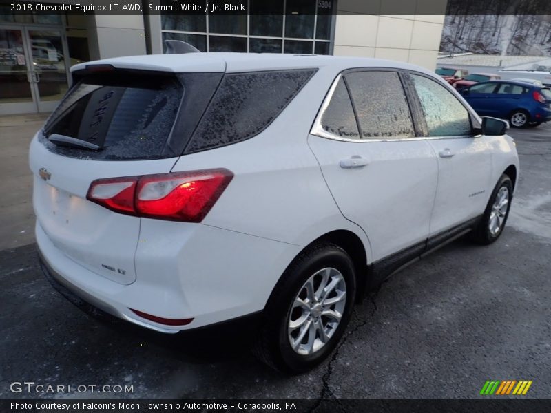 Summit White / Jet Black 2018 Chevrolet Equinox LT AWD