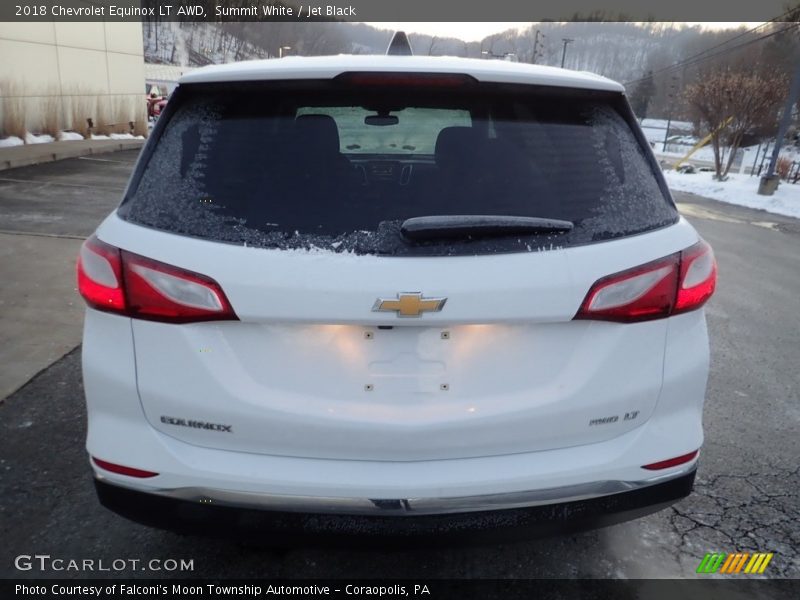 Summit White / Jet Black 2018 Chevrolet Equinox LT AWD