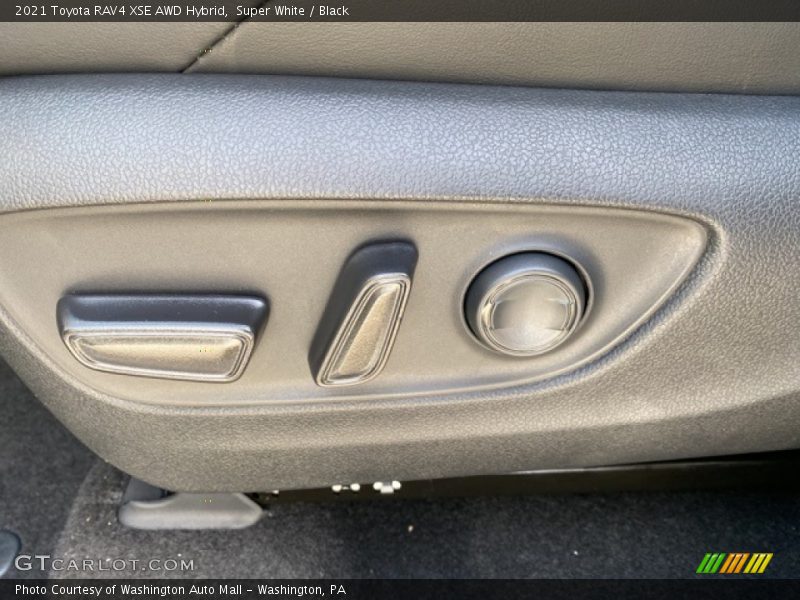 Super White / Black 2021 Toyota RAV4 XSE AWD Hybrid