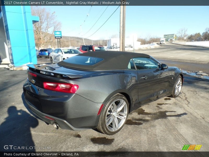 Nightfall Gray Metallic / Medium Ash Gray 2017 Chevrolet Camaro LT Convertible