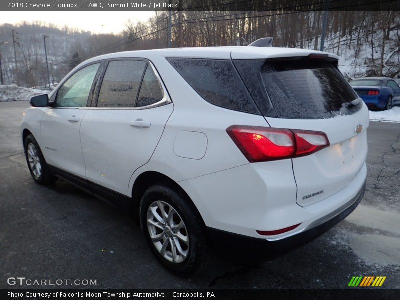 Summit White / Jet Black 2018 Chevrolet Equinox LT AWD