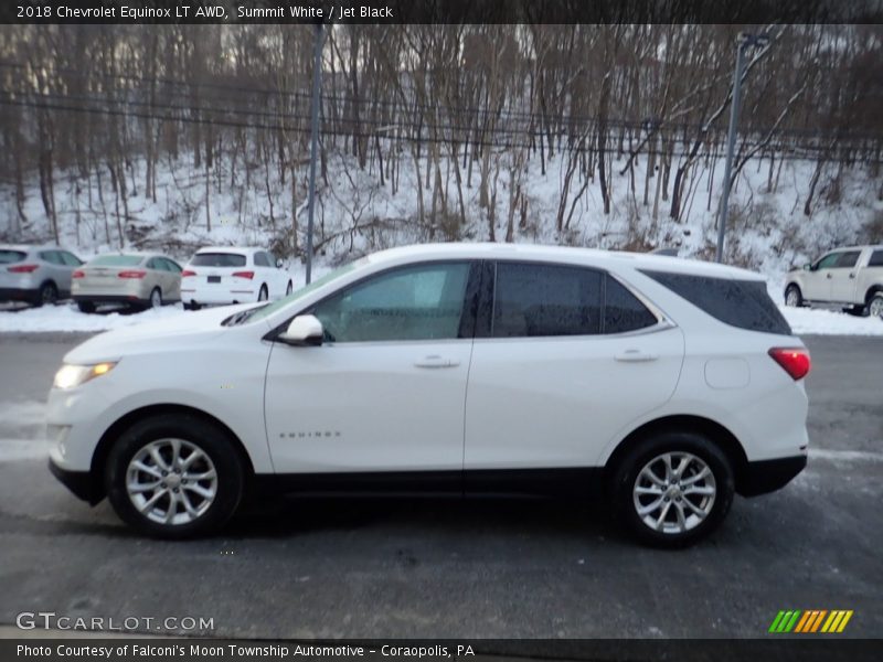 Summit White / Jet Black 2018 Chevrolet Equinox LT AWD