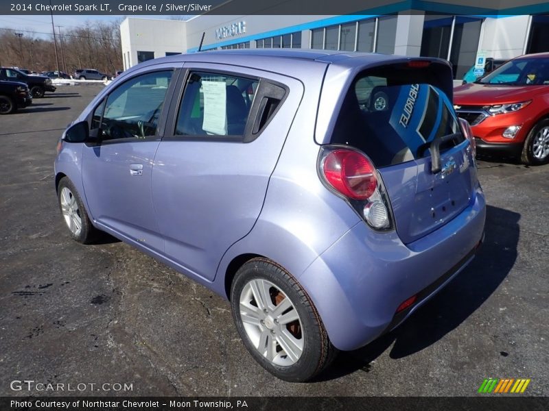 Grape Ice / Silver/Silver 2014 Chevrolet Spark LT